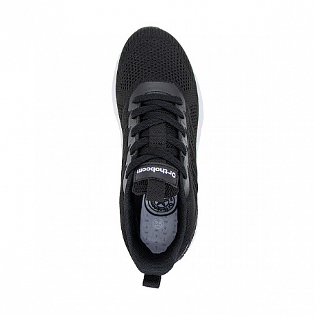 Кроссовки ортопедические Ортобум для мальчиков 35037-01 черные матовые. Изображение 3 из 6