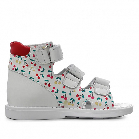 Сандалии Bottilini для девочек SO-157(71) белые с вишенками. Изображение 3 из 3