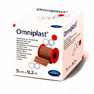 Пластырь Omniplast на тканевой основе нестерильный 5,0см  х 9,2м.